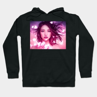 Sakura's Starry Gaze Hoodie